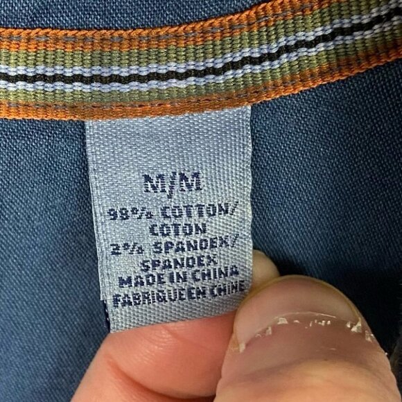 Tommy Bahama Tobago Bay‎ Blue Half Zip Sweatshirt Pullover Size Medium Sweater M - Picture 5 of 11